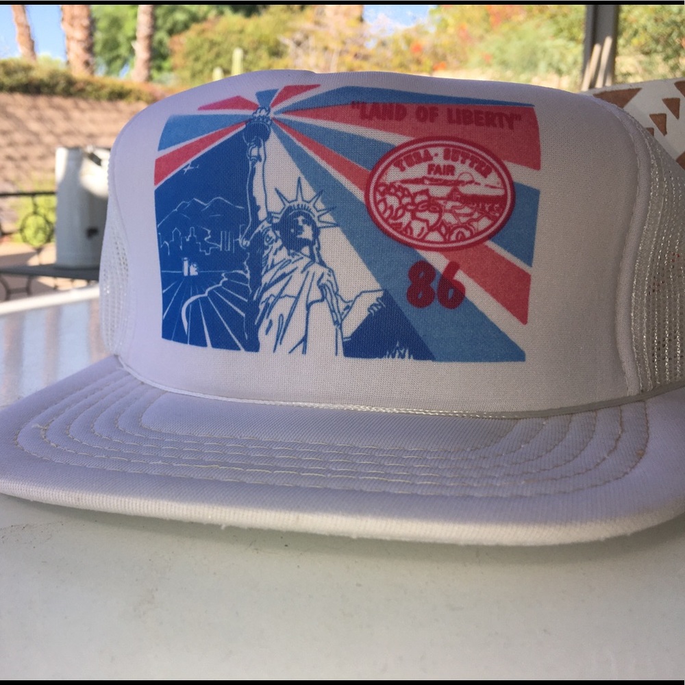 Vintage Trucker Hat patriot American Liberty